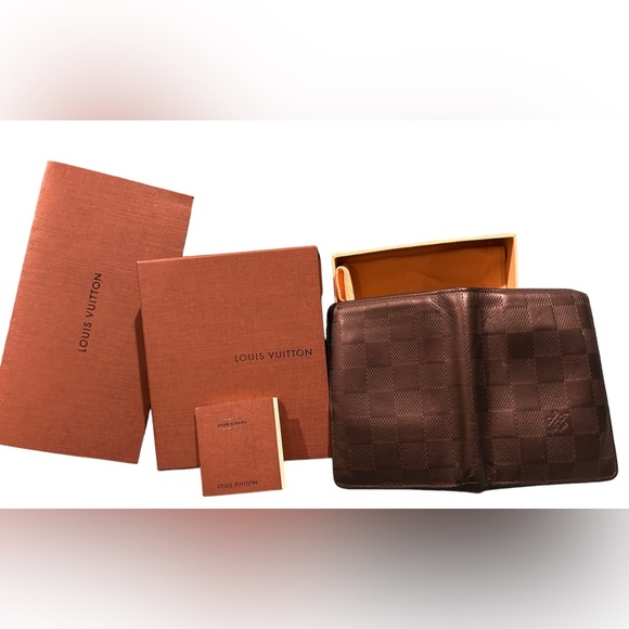 Louis Vuitton Damier Infini Portedeuille James Billfold Onyx N63007 Wallet - Picture 2 of 15